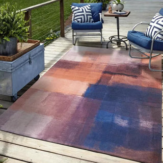 Zeo Living Outdoor-Teppich Homa 155x230cm Braun