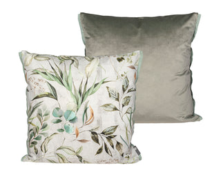 Pichler Kissenhülle Blätter Samt 50x50cm