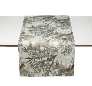 Pichler Tischläufer Beige 50x150cm Hirsch Winter