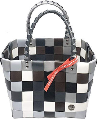 Witzgall Einkaufsshopper Mini 5008-03 schwarz/weiß/braun