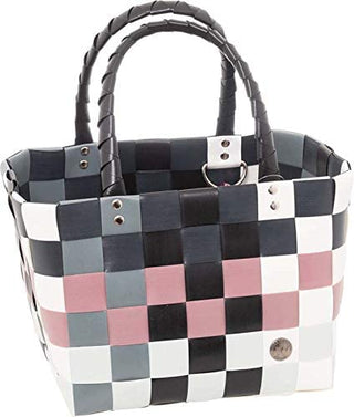 Witzgall Einkaufsshopper Mini 5008-21 schwarz/rosa/weiß