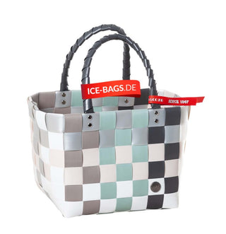 Witzgall Einkaufsshopper Mini 5008-26 Türkis/Weiß/Grau