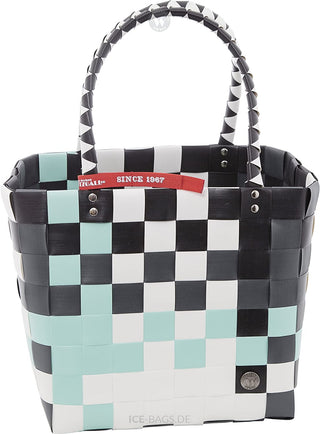 Witzgall Shopper 5009-48 Türkis/Schwarz/Weiß