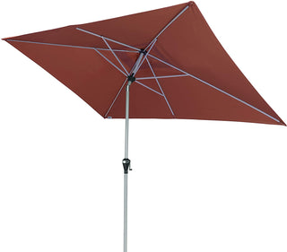 Kurbelschirm Terracotta 300x200cm