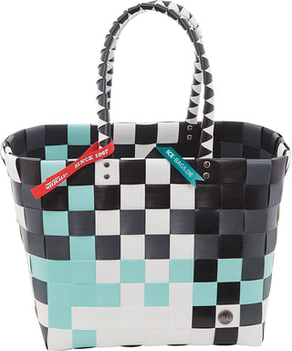 Witzgall Shopper 5010-48 Schwarz/Türkis/Weiß