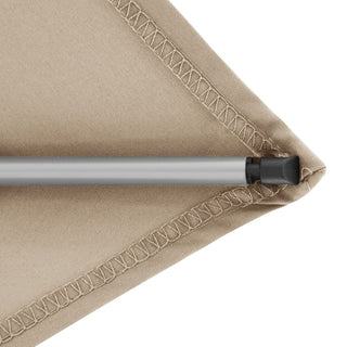 Knirps Kurbelschirm Silver Automatic 260x165cm