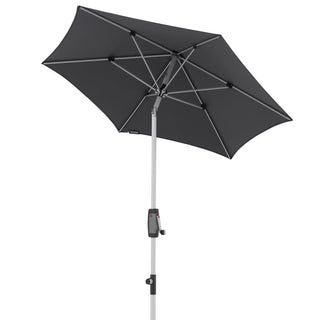 Knirps Sonnenschirm Silver Automatic Ø 220cm Dunkelgrau