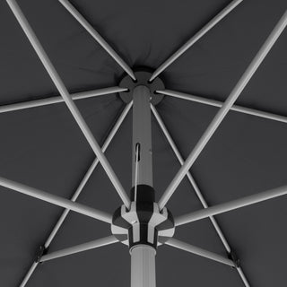 Knirps Sonnenschirm Silver Automatic Ø 220cm Dunkelgrau