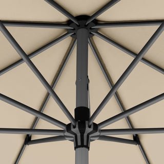 Knirps Kurbelschirm Silver Automatic 240x240cm