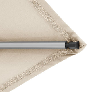 Knirps Kurbelschirm Silver Automatic 230x150cm