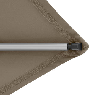 Knirps Kurbelschirm Silver Automatic 230x150cm