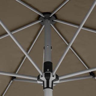Knirps Kurbelschirm Silver Automatic 230x150cm