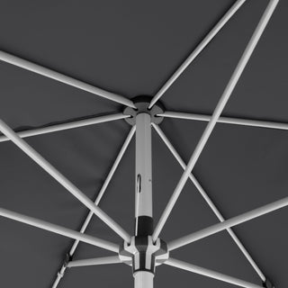 Knirps Kurbelschirm Silver Automatic 260x165cm