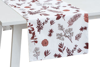 Pichler Tischläufer Zweige 50x150cm rot