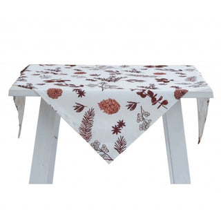 Pichler Mitteldecke Zweige 100x100cm rot