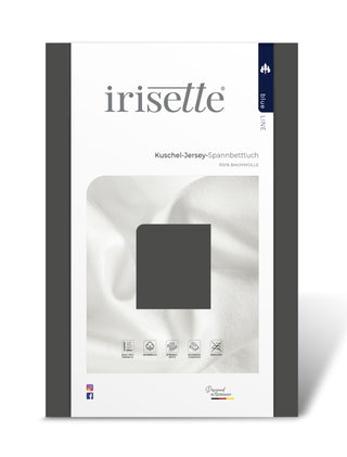 Irisette Kuschel-Jersey Laken Vesuv 100x200cm