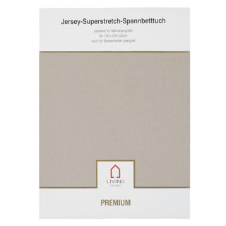 Living Dreams Premium-Spannbetttuch Elasthan