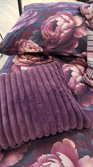 Living Dreams Feinsatin-Bettwäsche Berry/Flower