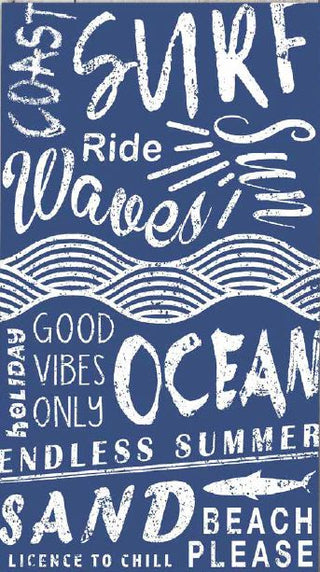 Living Dreams Jacquard- Velours Strandtuch 90x180cm