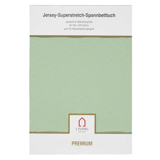 Living Dreams Premium Spannbetttuch Jersey 100x200cm