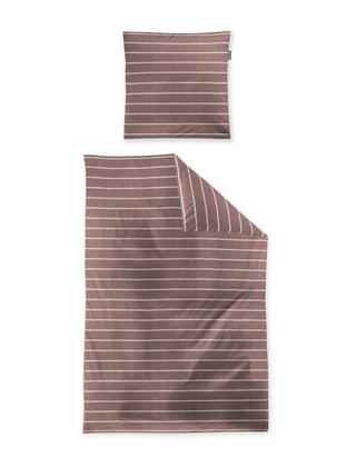 Irisette Soft-Seersucker Bettwäsche Querstreifen