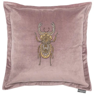 Besticktes Kissen Heather 50x50cm rosa