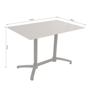 SUNGÖRL Klapp-Tisch Salvador 70x70cm / 110x70cm