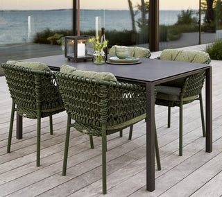 Cane Line Stapelsessel Ocean Dark Green inkl. Kissen