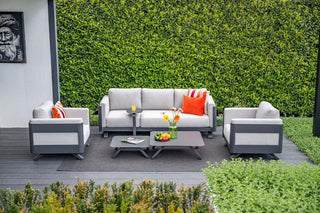 Garden Impressions Lounge-Set Realdo 5tlg. carbon black/valley sand