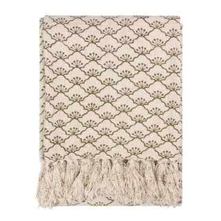 Wohn-Plaid Saku 130x180cm Olive