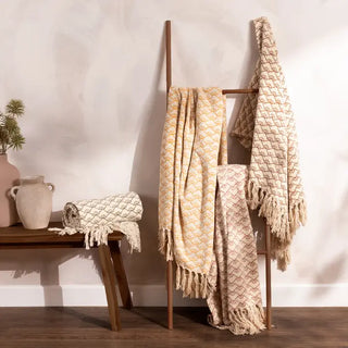 Wohn-Plaid Saku 130x180cm Olive
