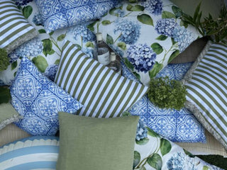 Lazis Kissenhülle Blue Bloom