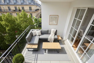 Doppler Loungegruppe "Aversa Balkon" anthrazit/Teak