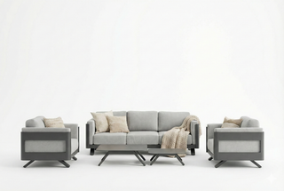Garden Impressions Lounge-Set Realdo 5tlg. carbon black/valley sand