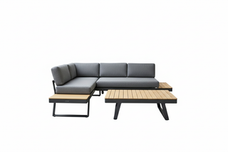Doppler Loungegruppe "Aversa Balkon" anthrazit/Teak
