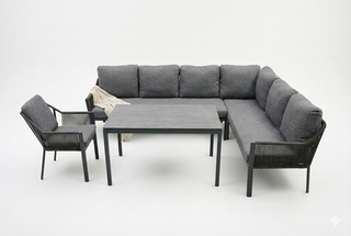 Tierra Outdoor Lounge-Ecke Liv Stone grey