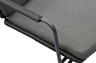 Zeo Living Sessel "Catania" schwarz/anthrazit