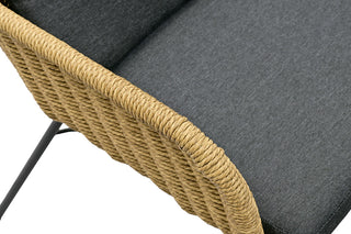 Zeo Living Sessel "Rio" natur/anthrazit