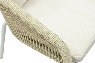 Solpuri Diningsessel Loop weiß/natur