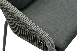 Solpuri Loop Gartensessel Alu/Rope anthr./bombay