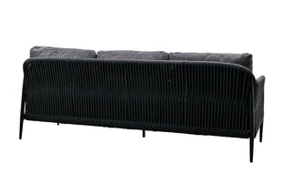 Zeo Living 3-Sitzer Loungesofa "Tango" anthrazit/anthrazit