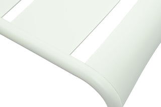 Zeo Living Stapelsessel "Linz" Aluminium hellgrau