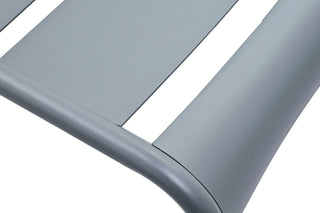 Zeo Living Stapelsessel "Linz" Aluminium Anthrazit