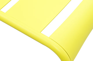 Zeo Living Stapelsessel "Linz" Aluminium senfgelb