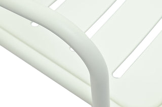 Zeo Living Stapelsessel "Hall" Aluminium hellgrau