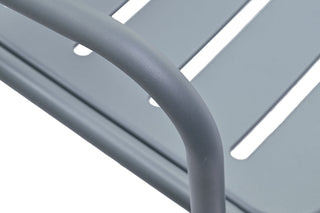 Zeo Living Stapelsessel "Hall" Aluminium Anthrazit