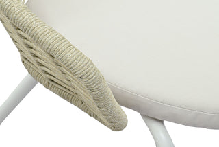 Solpuri Diningsessel "Luuna" weiß/natur