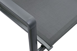 MWH Stapelsessel Kedline Aluminium Textilene, Iron Grey