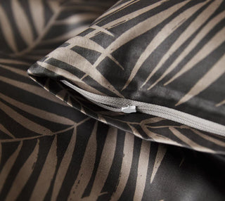Elegante Mako-Satin Bettwäsche Maison Leaves