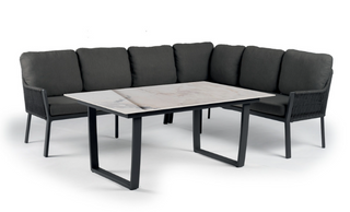 Tierra Outdoor Lounge-Ecke Liv Black